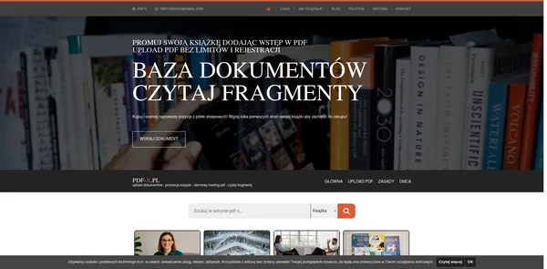 Screenshot strony Pdf-x.pl