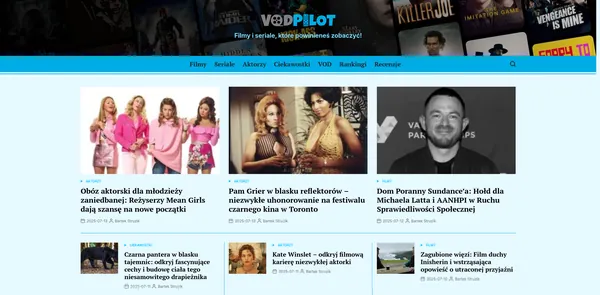 Screenshot strony Vodpilot.pl